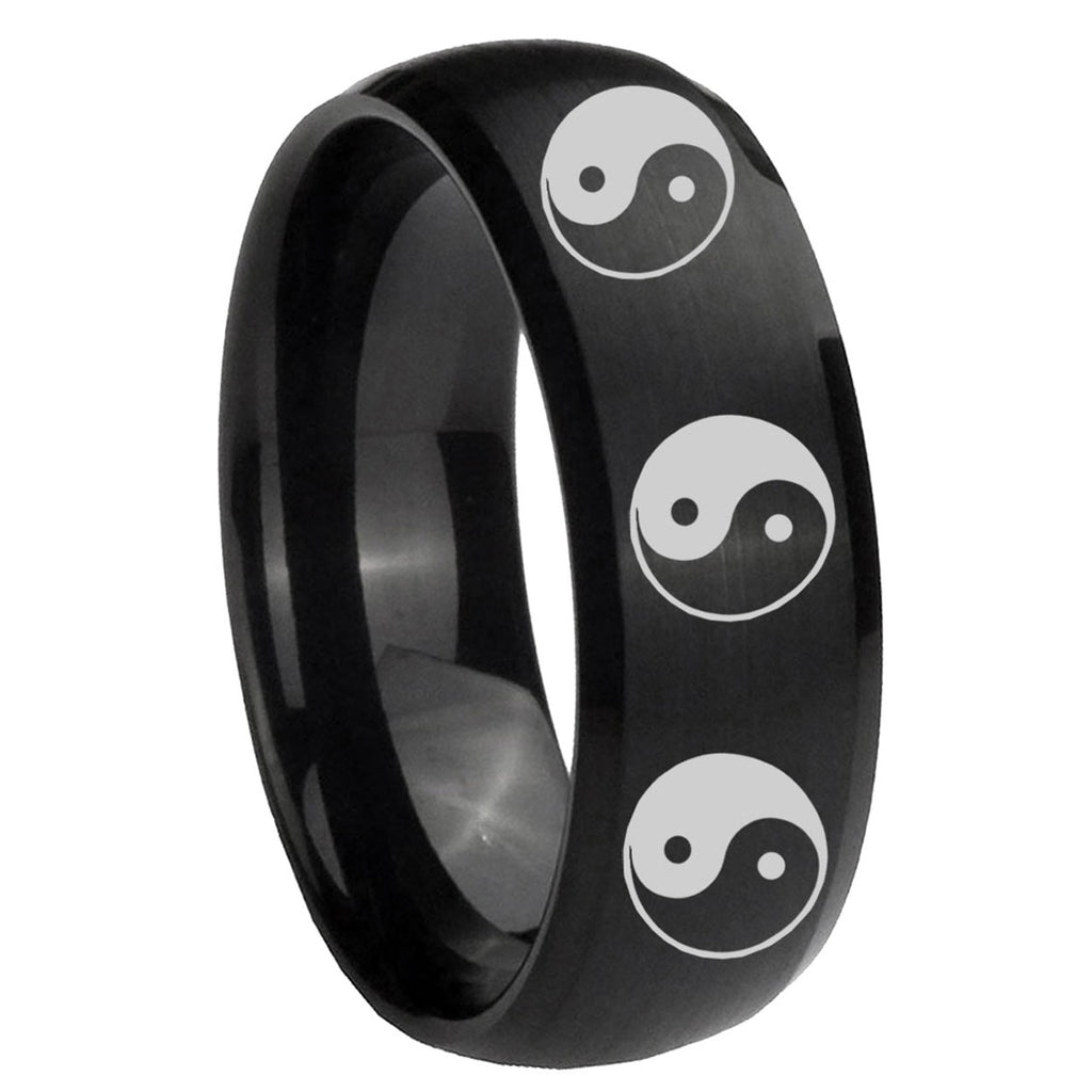 Capricorn Zodiac Tungsten Carbide Bridal Set Ring