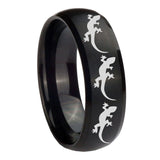 8mm-Multiple-Lizard-Dome-Brush-Black-Tungsten-Carbide-Personalized-Ring