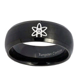 10mm-American-Atheist-Dome-Brush-Black-Tungsten-Carbide-Mens-Bands-Ring