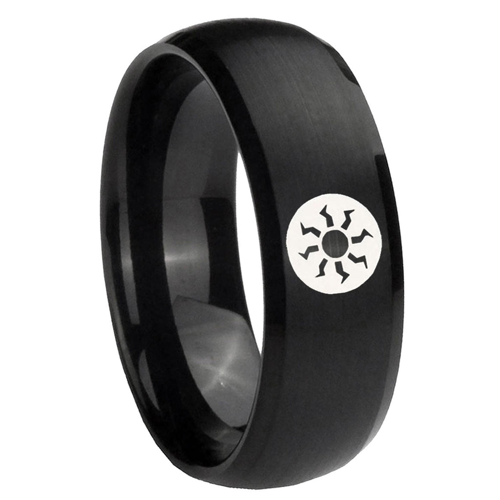 Tetragrammaton Spiritual Tungsten Carbide Mens Set Ring