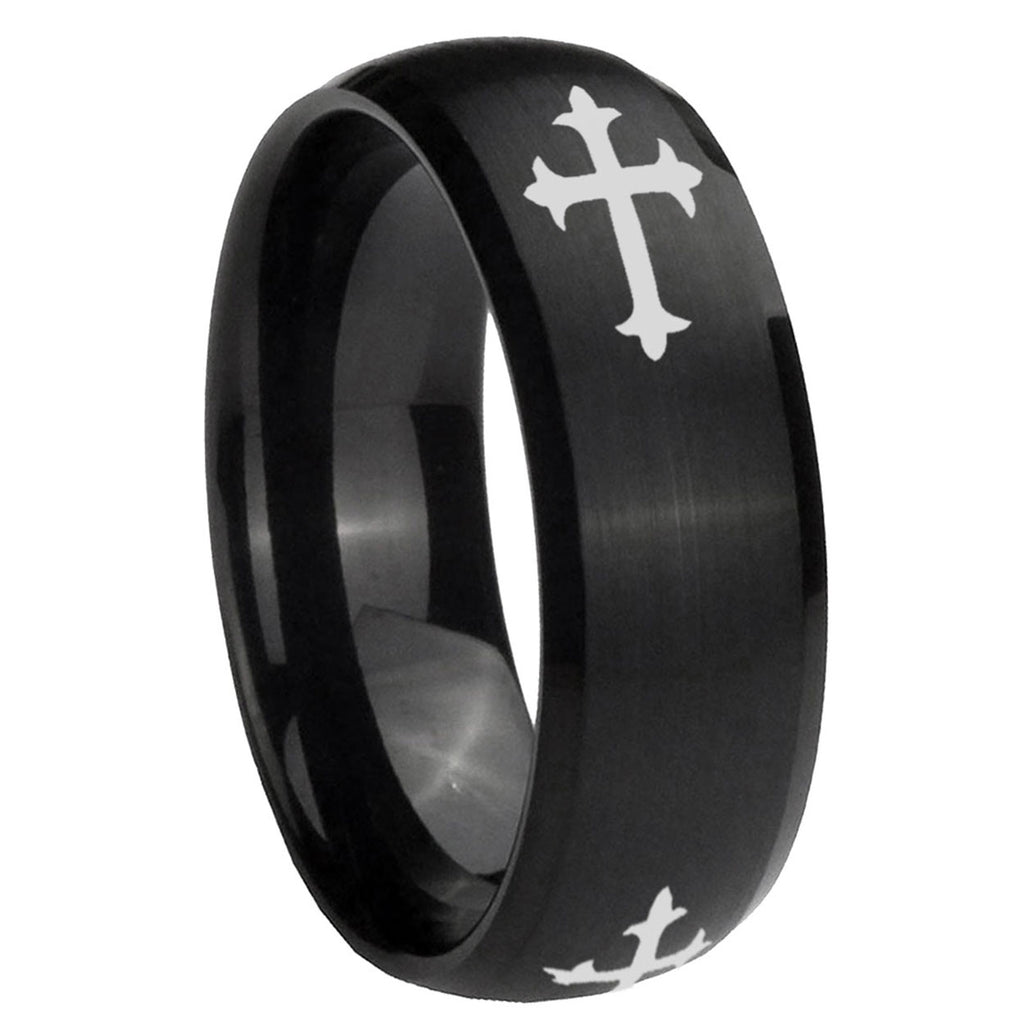 Seeing Eye of Tungsten Carbide Couples Ring Set