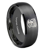 10mm-Clone-Trooper-Dome-Brush-Black-Tungsten-Men's-Promise-Rings