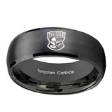 10mm-Clone-Trooper-Dome-Brush-Black-Tungsten-Men's-Promise-Rings