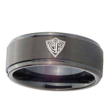 10mm-CTR-Step-Edges-Brush-Black-Tungsten-Carbide-Mens-Wedding-Ring