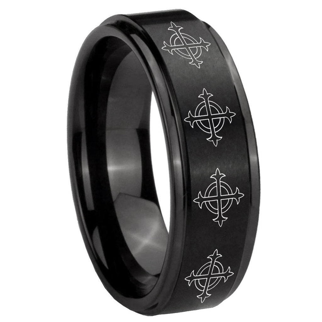 CTR Tungsten Carbide Wedding Band Set