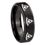 10mm-Multiple-Pester-Master-Masonic-Step-Edges-Brush-Black-Tungsten-Men's-Ring