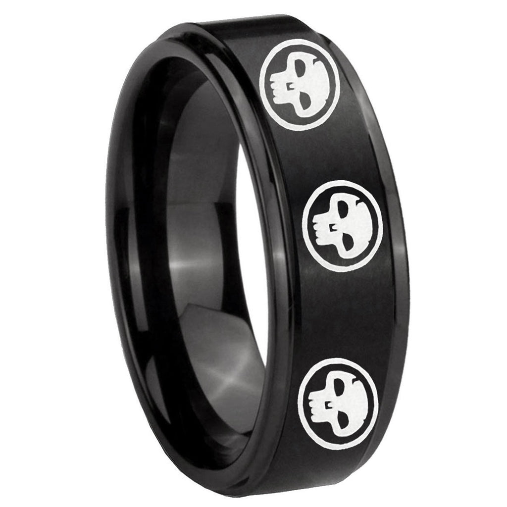 Heart Tungsten Carbide His Hers Set Rings