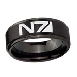 10mm-N7-Design-Step-Edges-Brush-Black-Tungsten-Men's-Promise-Rings