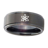 10mm-American-Atheist-Step-Edges-Brush-Black-Tungsten-Carbide-Promise-Ring