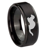 10mm-Otter-Step-Edges-Brush-Black-Tungsten-Men's-Promise-Rings