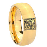 8mm-Dome-Gold-Tungsten-Floral-Initial-Letter-G,-Monogram-Wedding-Ring