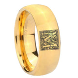 8mm-Dome-Gold-Tungsten-Floral-Initial-Letter-M,-Monogram-Wedding-Ring