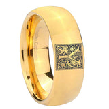 8mm-Dome-Gold-Tungsten-Floral-Initial-Letter-Y,-Monogram-Wedding-Ring