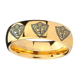 10mm-Multiple-CTR-Dome-Gold-Tungsten-Carbide-Men's-Promise-Rings