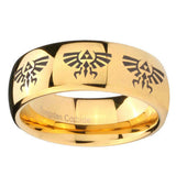 8mm-Multiple-Zelda-Skyward-Sword-Dome-Gold-Tungsten-Carbide-Personalized-Ring
