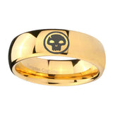 10mm-Skull-Dome-Gold-Tungsten-Carbide-Wedding-Engagement-Ring