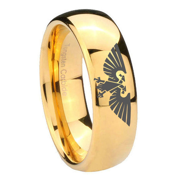 8mm-Aquila-Dome-Gold-Tungsten-Carbide-Personalized-Ring