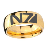 10mm-N7-Design-Dome-Gold-Tungsten-Carbide-Wedding-Band-Mens