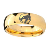 10mm-Thundercat-Dome-Gold-Tungsten-Carbide-Wedding-Band-Ring