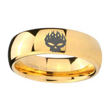 10mm-Offspring-Dome-Gold-Tungsten-Carbide-Men's-Wedding-Ring