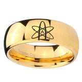10mm-American-Atheist-Dome-Gold-Tungsten-Carbide-Wedding-Engraving-Ring