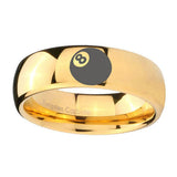 10mm-8-Ball-Dome-Gold-Tungsten-Carbide-Mens-Ring-Engraved