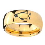 10mm-Penguin-Dome-Gold-Tungsten-Carbide-Wedding-Band-Mens