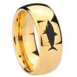 8mm-Shark-Dome-Gold-Tungsten-Carbide-Anniversary-Ring