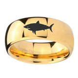 8mm-Shark-Dome-Gold-Tungsten-Carbide-Anniversary-Ring