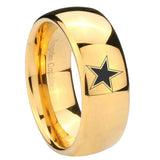8mm-Cowboys-Star-Dome-Gold-Tungsten-Carbide-Anniversary-Ring