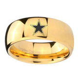 8mm-Cowboys-Star-Dome-Gold-Tungsten-Carbide-Anniversary-Ring