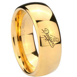 10mm-LA-Dogers-MLB-Baseball-Dome-Gold-Tungsten-Carbide-Mens-Promise-Ring