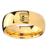 10mm-Clone-Trooper-Dome-Gold-Tungsten-Carbide-Mens-Wedding-Band