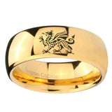 10mm-Dragon-Dome-Gold-Tungsten-Carbide-Mens-Engagement-Ring