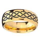 8mm-Celtic-Knot-Dome-Gold-Tungsten-Carbide-Wedding-Engagement-Ring