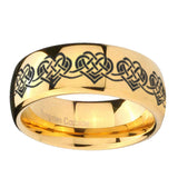 8mm-Celtic-Knot-Heart-Dome-Gold-Tungsten-Carbide-Wedding-Engagement-Ring