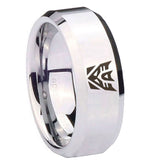 10mm-Decepticon-Transformers-Beveled-Silver-Tungsten-Men's-Engagement-Ring