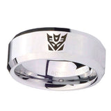 10mm-Decepticon-Transformers-Beveled-Silver-Tungsten-Men's-Engagement-Ring