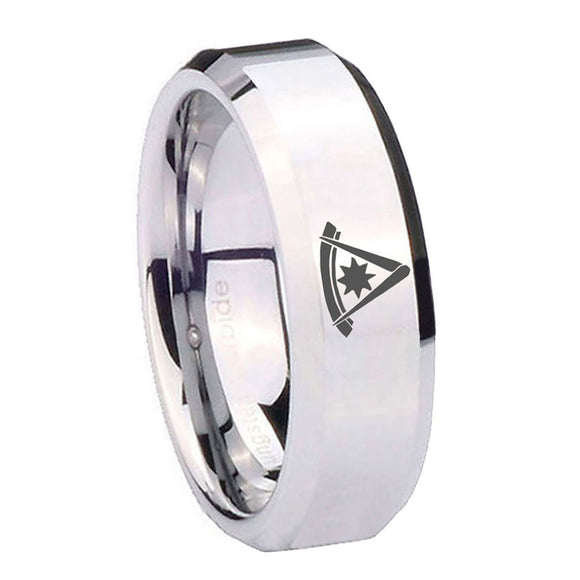 8mm-Pester-Master-Masonic-Beveled-Edges-Silver-Tungsten-Mens-Wedding-Band
