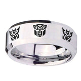 10mm-Transformers-Autobot-Decepticon-Beveled-Silver-Tungsten-Men's-Engagement-Ring