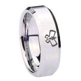 10mm-Monarch-Beveled-Edges-Silver-Tungsten-Carbide-Wedding-Band-Mens