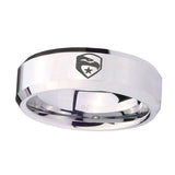 10mm-GI-Joe-Eagle-Beveled-Edges-Silver-Tungsten-Carbide-Personalized-Ring