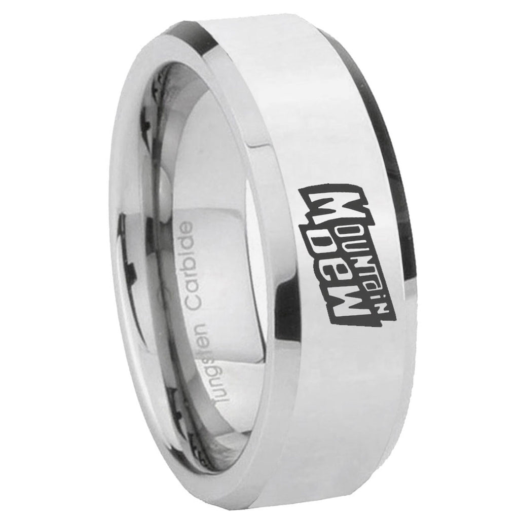 Multiple Fleur Delis Tungsten Carbide His And Hers Ring