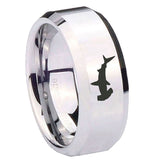 10mm-Hammerhead-Shark-Beveled-Edges-Silver-Tungsten-Carbide-Mens-Ring-Engraved