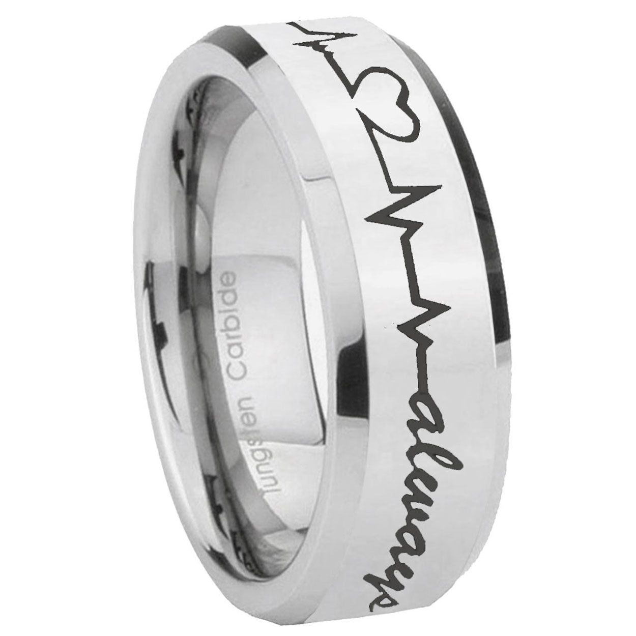 Lord Of The Rings Tungsten Carbide His And Hers Ring