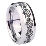 10mm-Celtic-Knot-Heart-Beveled-Edges-Silver-Tungsten-Carbide-Mens-Ring-Engraved