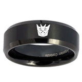 8mm-Decepticon-Transformers-Beveled-Edges-Brush-Black-Tungsten-Men's-Bands-Ring