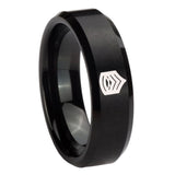 8mm-Army-Sergeant-Major-Beveled-Edges-Brush-Black-Tungsten-Mens-Promise-Ring