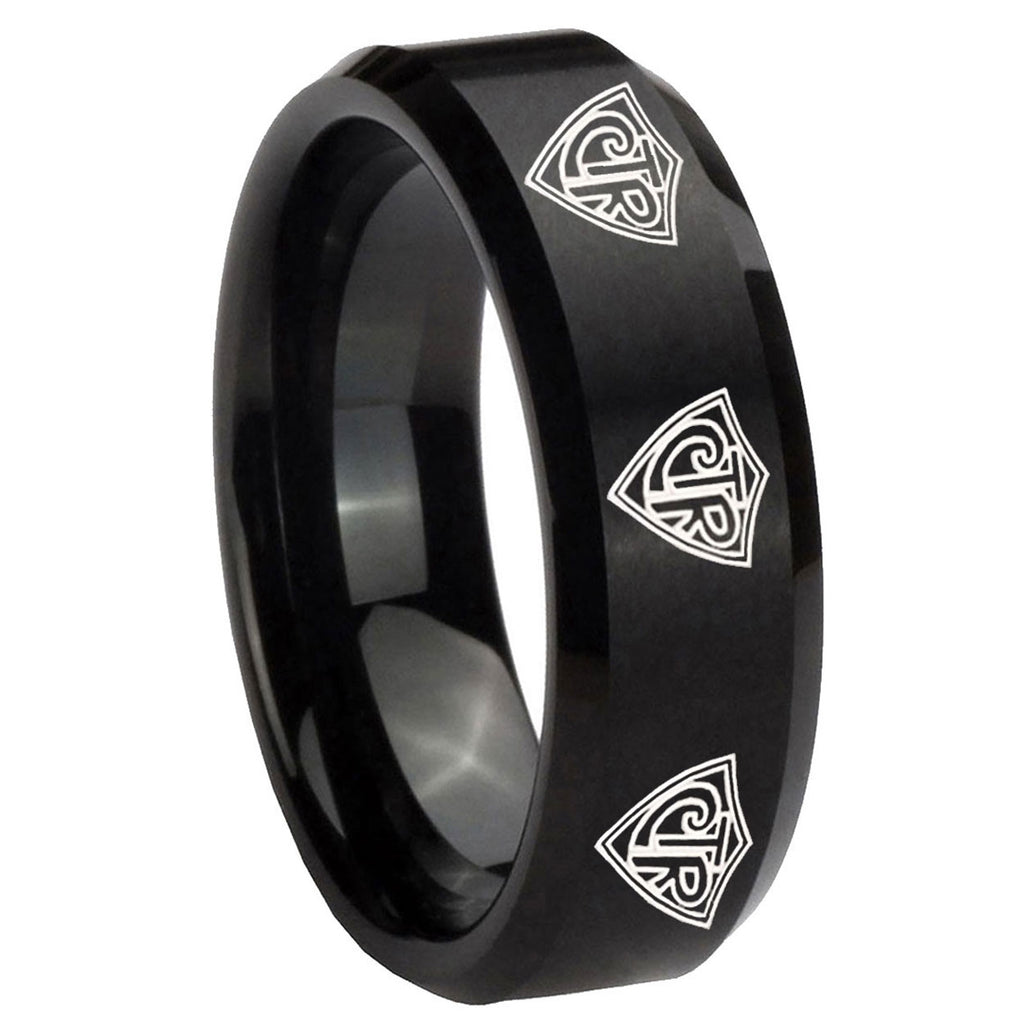 Fireman Tungsten Carbide Couple Rings
