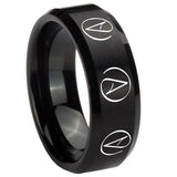 8mm-Atheist-Design-Beveled-Brush-Black-Tungsten-Promise-Ring